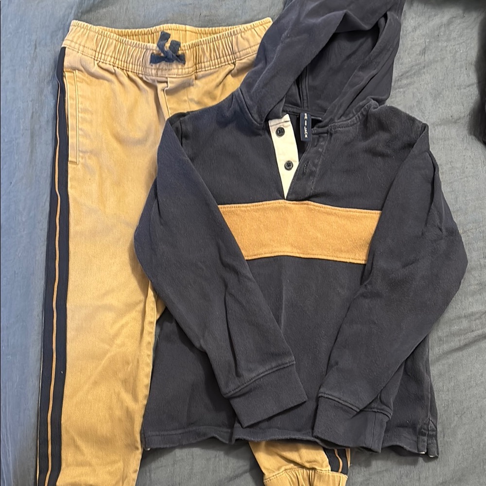 4/5 Janie and Jack Jogger and Rugby Set